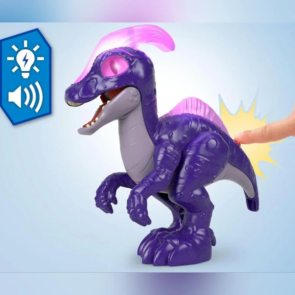 Fisher-Price Imaginext Jurassic World Deluxe Parasaurolophus XL‎ Dinosaur Figure - Picture 7 of 7